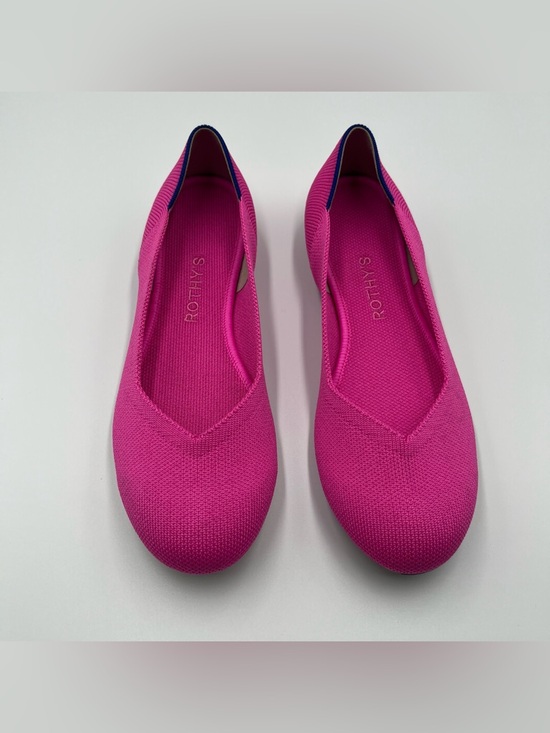 Rothy's The Flat Women's Slip-On Shoes Dragon Fruit Sz 8 - Picture 3 of 8